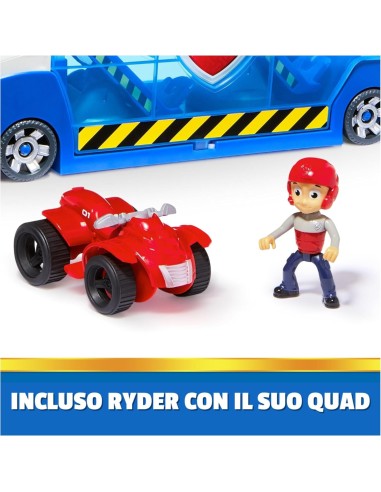 PAW Patroller Trasformabile con Lanciatore, Luci e Suoni - Include ...