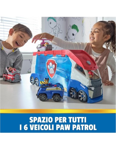 PAW Patroller Trasformabile con Lanciatore, Luci e Suoni - Include ...