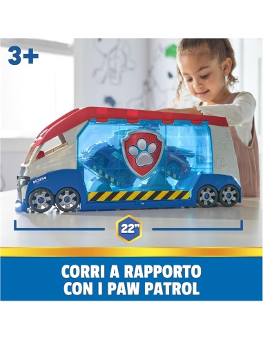PAW Patroller Trasformabile con Lanciatore, Luci e Suoni - Include ...