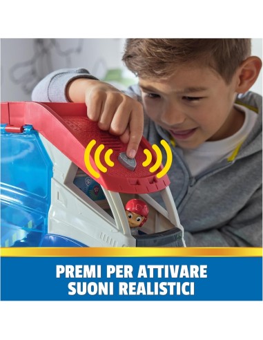 PAW Patroller Trasformabile con Lanciatore, Luci e Suoni - Include ...
