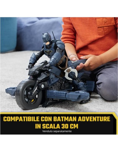 Batcycle 2 in 1 Batman Adventures - Veicolo Trasformabile per Actio...