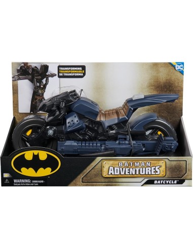 Batcycle 2 in 1 Batman Adventures - Veicolo Trasformabile per Actio...