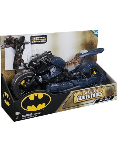 Batcycle 2 in 1 Batman Adventures - Veicolo Trasformabile per Actio...