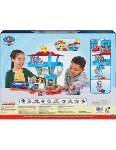 Paw Patrol Quartier Generale - Torre di Controllo con 2 Personaggi ...
