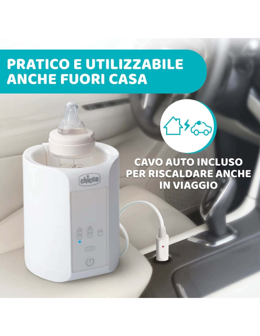 STERILIZZATORI: vendita online CHICCO SCALDABIBERON CASA/AUTO in offerta