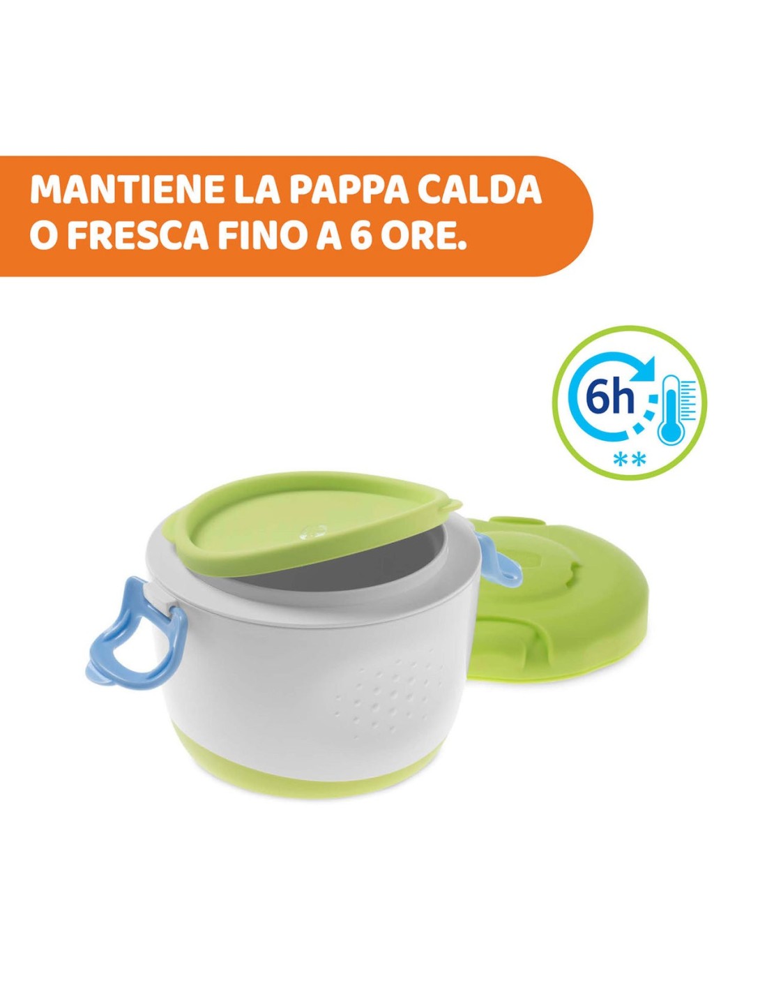 BIBERON - CIUCCETTI - TETTARELLE: vendita online THERMOS PORTAPAPPA SYSTEM EASY MEAL CHICCO in offerta