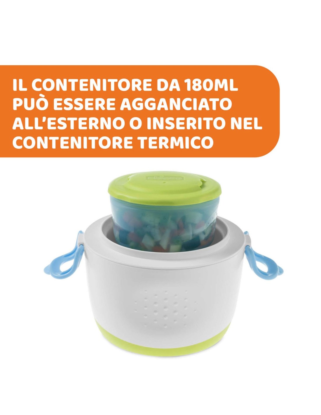 BIBERON - CIUCCETTI - TETTARELLE: vendita online THERMOS PORTAPAPPA SYSTEM EASY MEAL CHICCO in offerta
