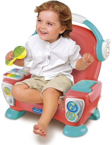 INFANZIA: vendita online Baby Clementoni poltroncina che canta suona e Balla, Giocattolo educativo per bimbi dai 12 ai 36 mes...
