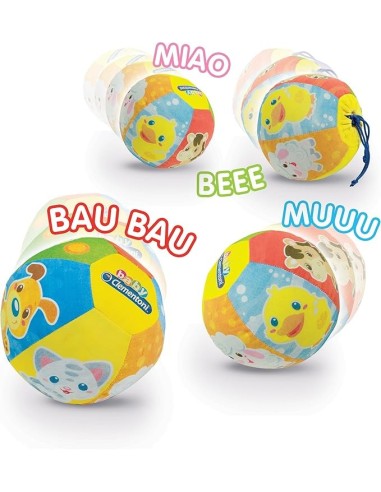 Clementoni Baby Palla Musicale Amici Animali - Giocattolo Interatti...