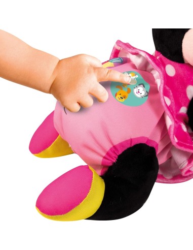 Clementoni - Disney Baby Minnie Gattona con Me, Primi Passi Interat...