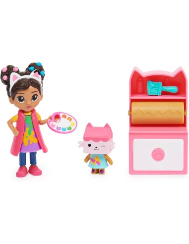 Gabby's Dollhouse - Mini Set Karaoke/Garden/Art studio - Modelli e ...