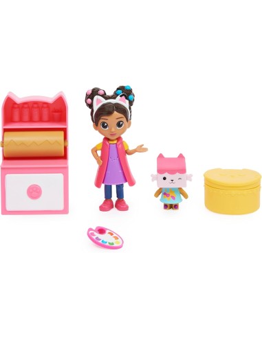 Gabby's Dollhouse - Mini Set Karaoke/Garden/Art studio - Modelli e ...