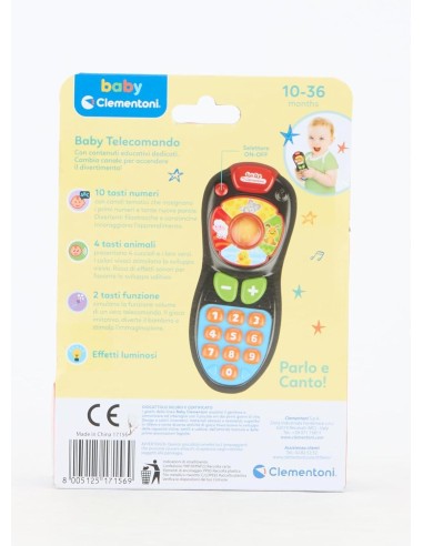 Clementoni Baby Telecomando Giocattolo, Multicolore su Shop in Casa