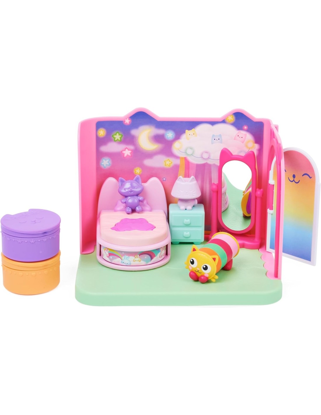 Gabby's Dollhouse - La Camera da Letto di Cuscigatta - Mini Playset...