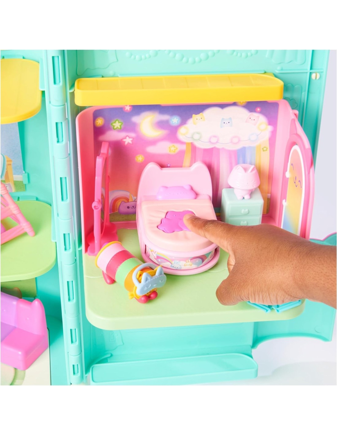 Gabby's Dollhouse - La Camera da Letto di Cuscigatta - Mini Playset...