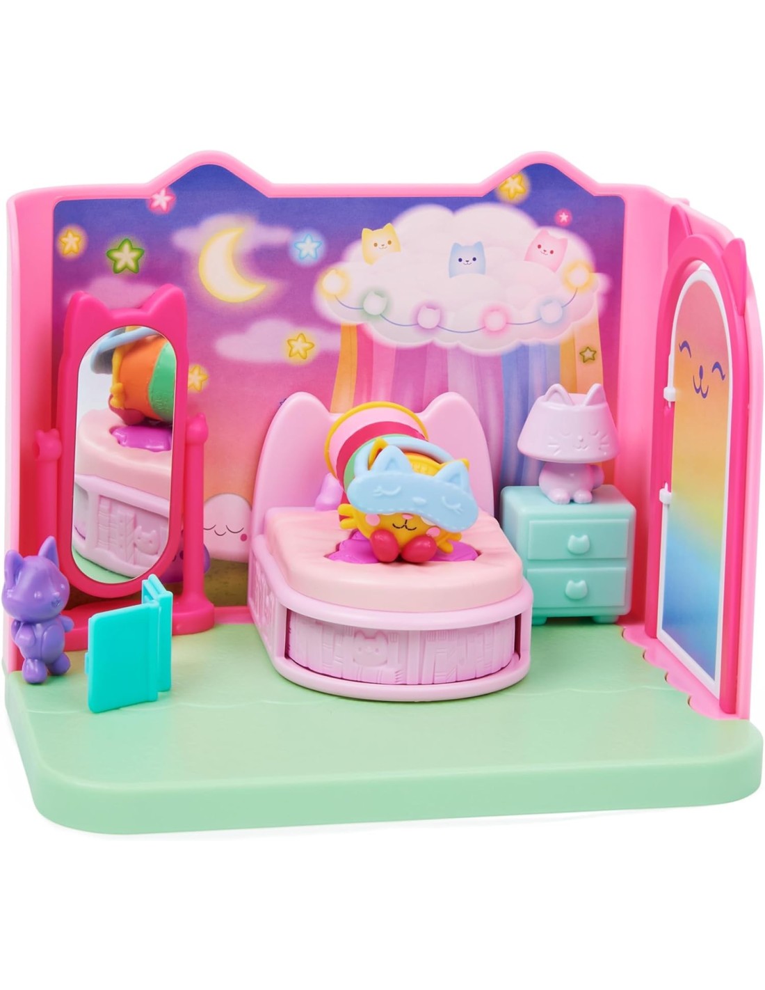Gabby's Dollhouse - La Camera da Letto di Cuscigatta - Mini Playset...