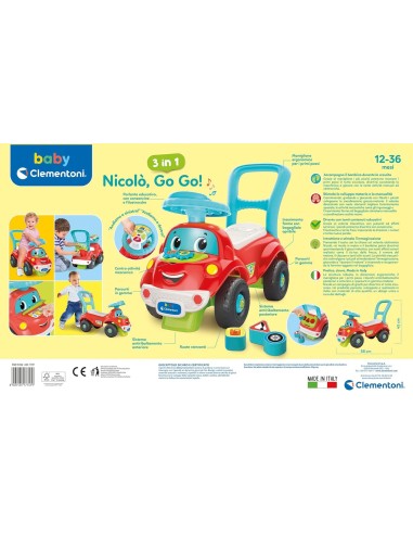 BABY CLEMENTONI NICOLO' GO GO CAVALCABILE GIOCO EDUCATIVO PER BAMBI...