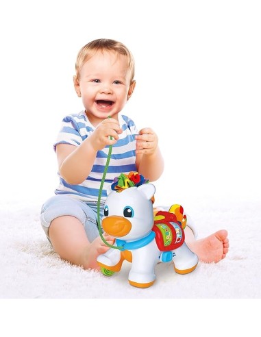 Clementoni Baby Pony Trainabile Sempre con Me, Gioco Interattivo pe...