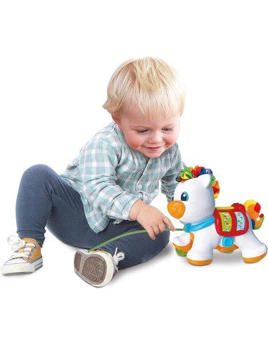 Clementoni Baby Pony Trainabile Sempre con Me, Gioco Interattivo pe...