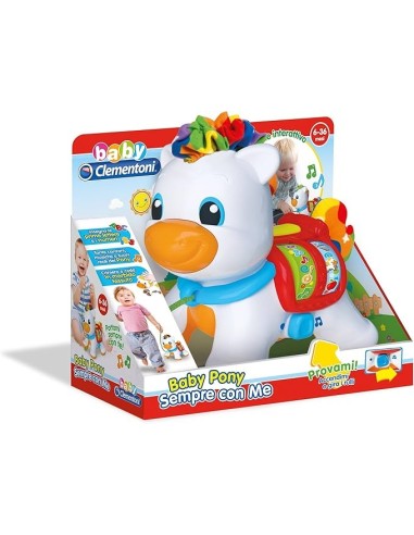Clementoni Baby Pony Trainabile Sempre con Me, Gioco Interattivo pe...
