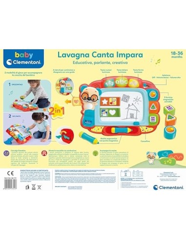 Clementoni Buchstaben Canta E Impara - Lavagna Elettronica Interatt...