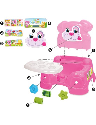 Clementoni Poltroncina Porta Mattoncini Cagnolina - Poltroncina Int...