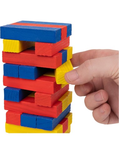 Editrice Giochi, Torre in Equilibrio Colorata da 48 Pezzi - Gioco p...