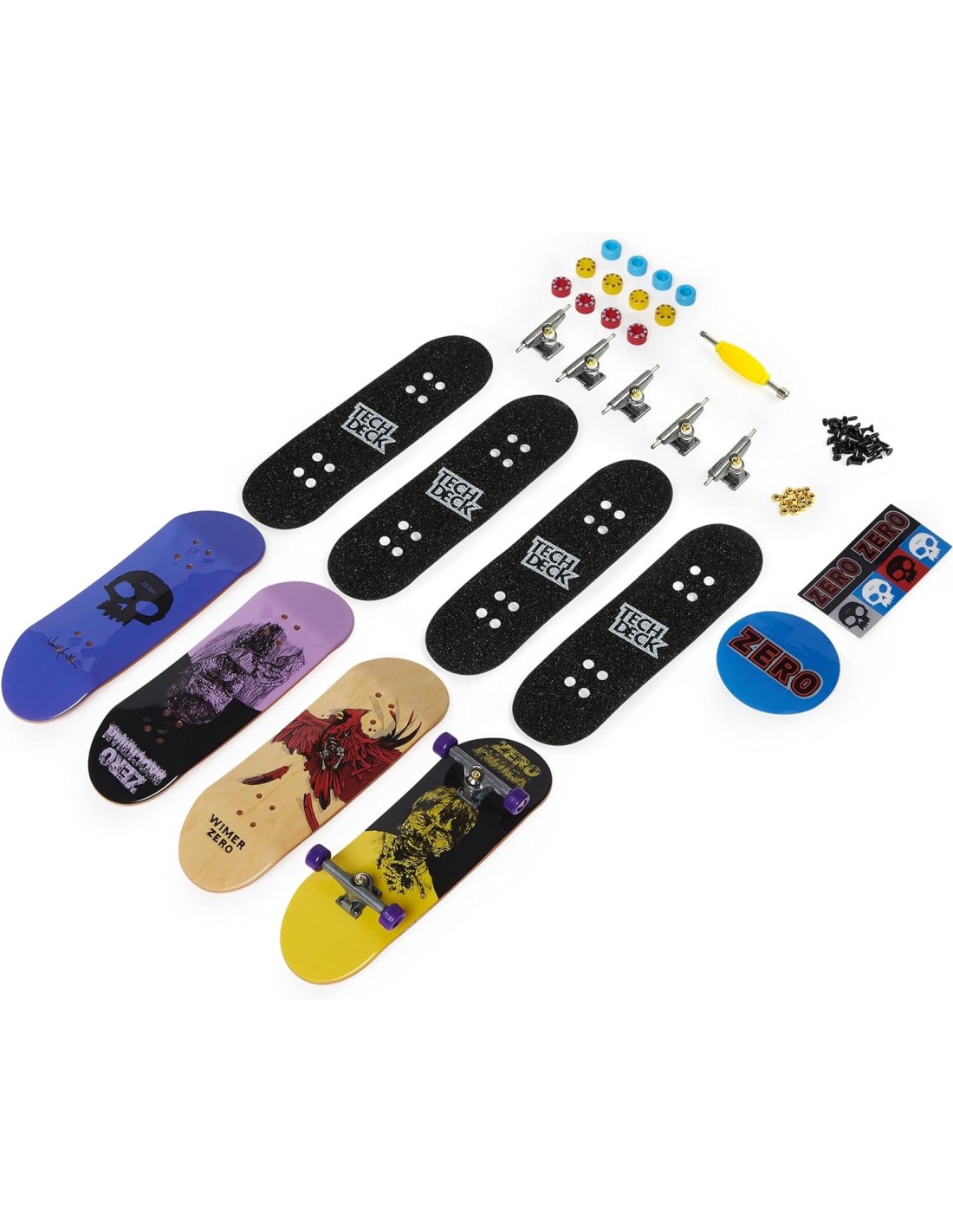 Tech Deck Mini Skate Fingerskate | 4 Mini Skate Personalizzabili | ...