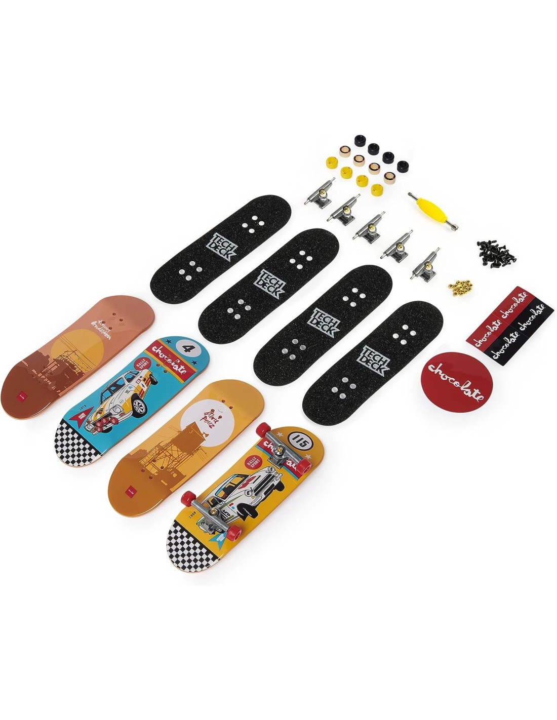 Tech Deck Mini Skate Fingerskate | 4 Mini Skate Personalizzabili | ...