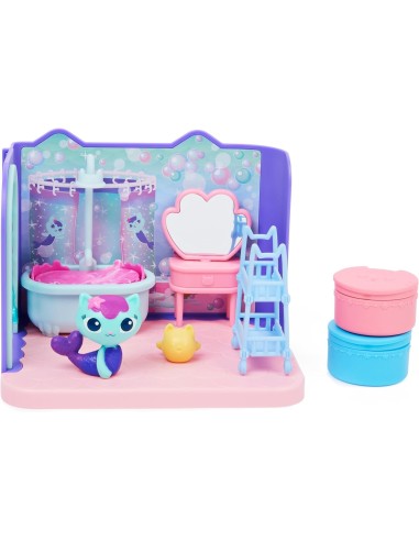 Gabby's Dollhouse Sala da Bagno di Siregatta | Mini Playset per Bam...