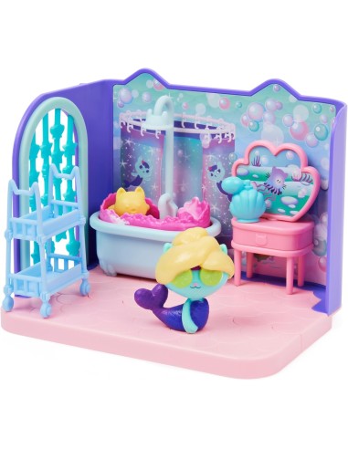 Gabby's Dollhouse Sala da Bagno di Siregatta | Mini Playset per Bam...