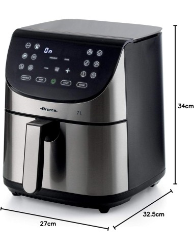 Ariete 4628 Friggitrice ad Aria 7L con 12 Programmi Preimpostati e ...