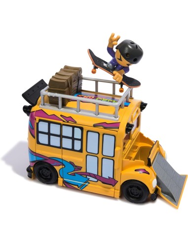 Tech Deck Sk8 Crew, Autobus Trasformabile 2in1 Sk8 con Fingerboard ...