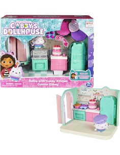 Gabby's Dollhouse, La Cucina di Gattino Dolcetto, Mini Playset Stan...