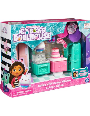 Gabby's Dollhouse, La Cucina di Gattino Dolcetto, Mini Playset Stan...