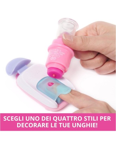 Cool Maker GO GLAM, Macchina Decora Unghie, Decora 200 Unghie con 4...