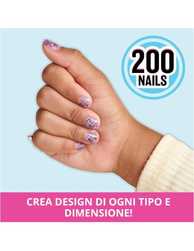 Cool Maker GO GLAM, Macchina Decora Unghie, Decora 200 Unghie con 4...