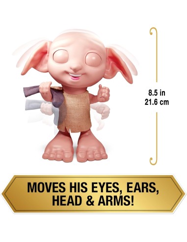 Wizarding World, Harry Potter, Bambola Interattiva Magical Dobby da...