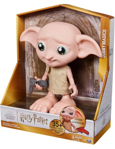 Wizarding World, Harry Potter, Bambola Interattiva Magical Dobby da...