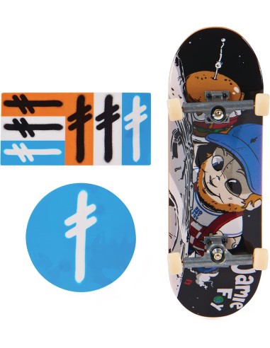 Tech Deck Mini Skate, Finger Skate con Grafiche Originali - Giocatt...