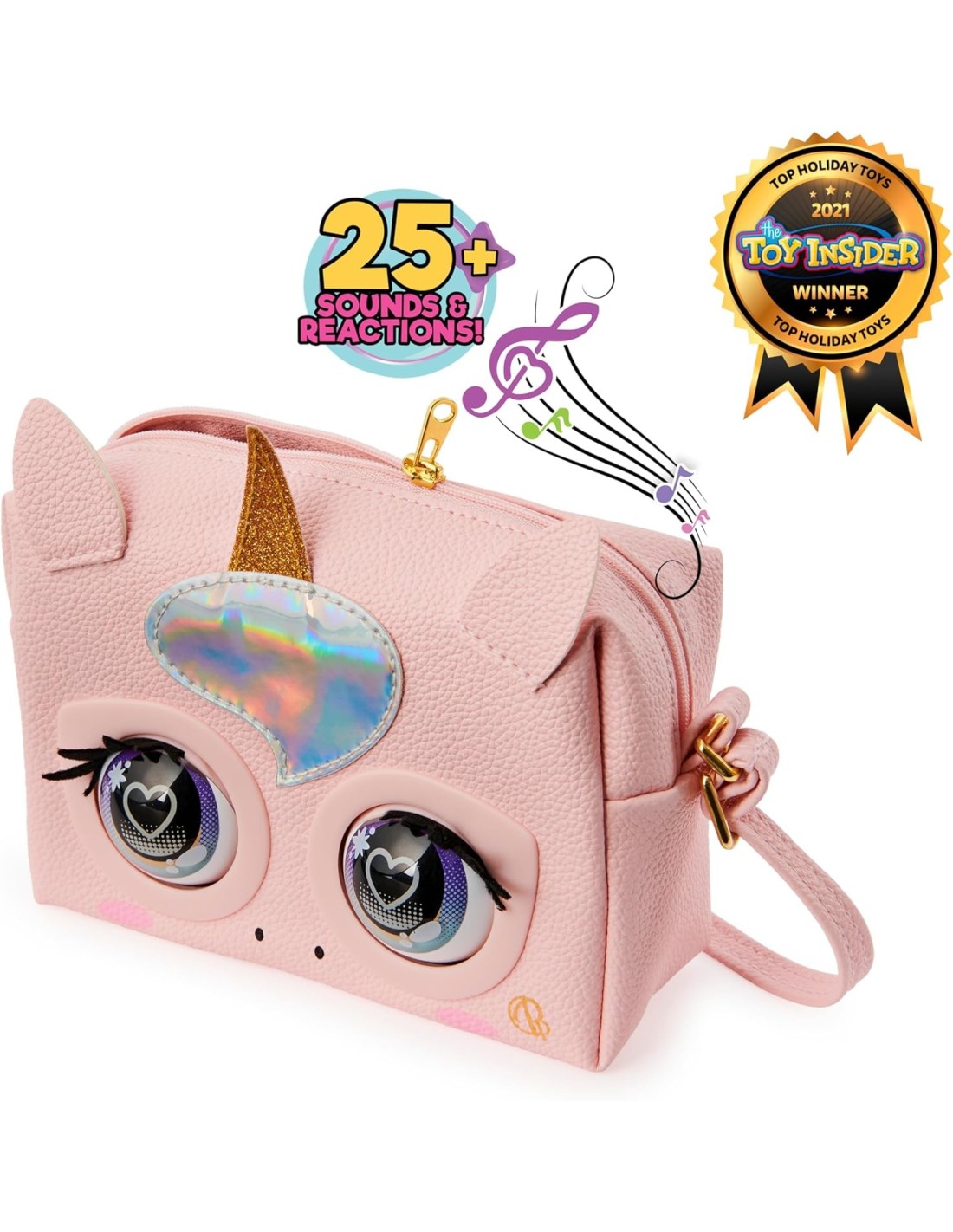 Purse Pets Borsetta Unicorno Interattiva, con Oltre 30 Suoni e Reaz...