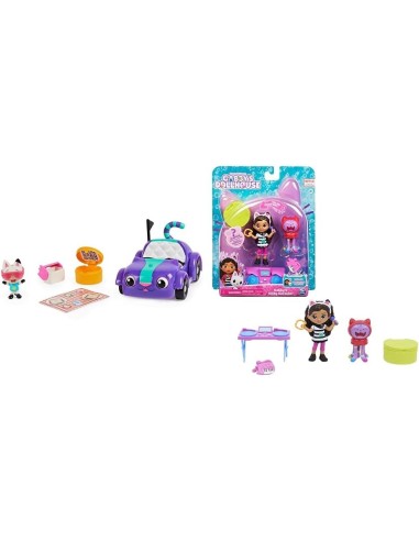 Gabby's Dollhouse, La Macchina di Carlita con Pandy Panda e Accesso...