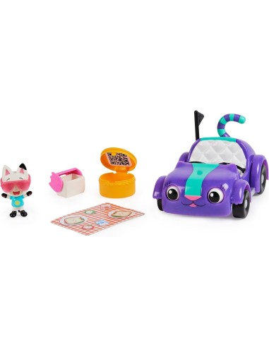 Gabby's Dollhouse, La Macchina di Carlita con Pandy Panda e Accesso...