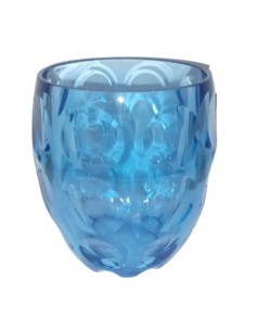 BICCHIERI ACQUA VINO BIBITA: vendita online BICCHIERE BASSO 11055666 BUBBLES BLU in offerta