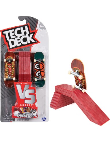 Tech Deck, Mini Skate Fingerskate Versus Series, Confezione da 2 Mi...