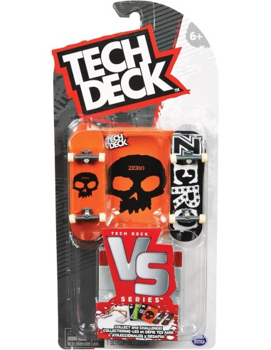 Tech Deck, Mini Skate Fingerskate Versus Series, Confezione da 2 Mi...