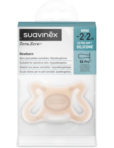 BIBERON - CIUCCETTI - TETTARELLE: vendita online Suavinex ciuccio ZERØ.ZERØ -2/2 mesi in offerta