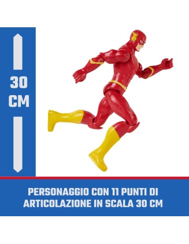 DC Comics, Flash 30 cm Personaggio Articolato con 11 Punti di Artic...