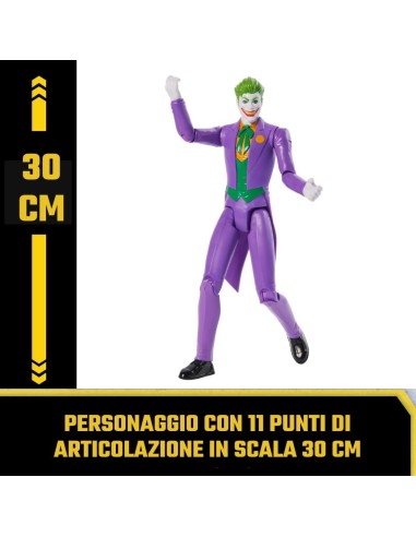DC Comics, Joker 30 cm Personaggio Articolato con 11 Punti di Artic...