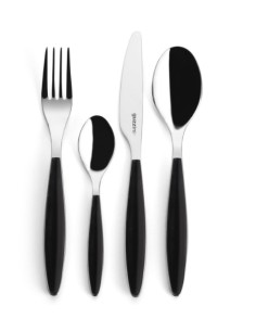 TAVOLA E CUCINA: vendita online FEELING SET 24PCS POSATE BLACK 23000010 in offerta